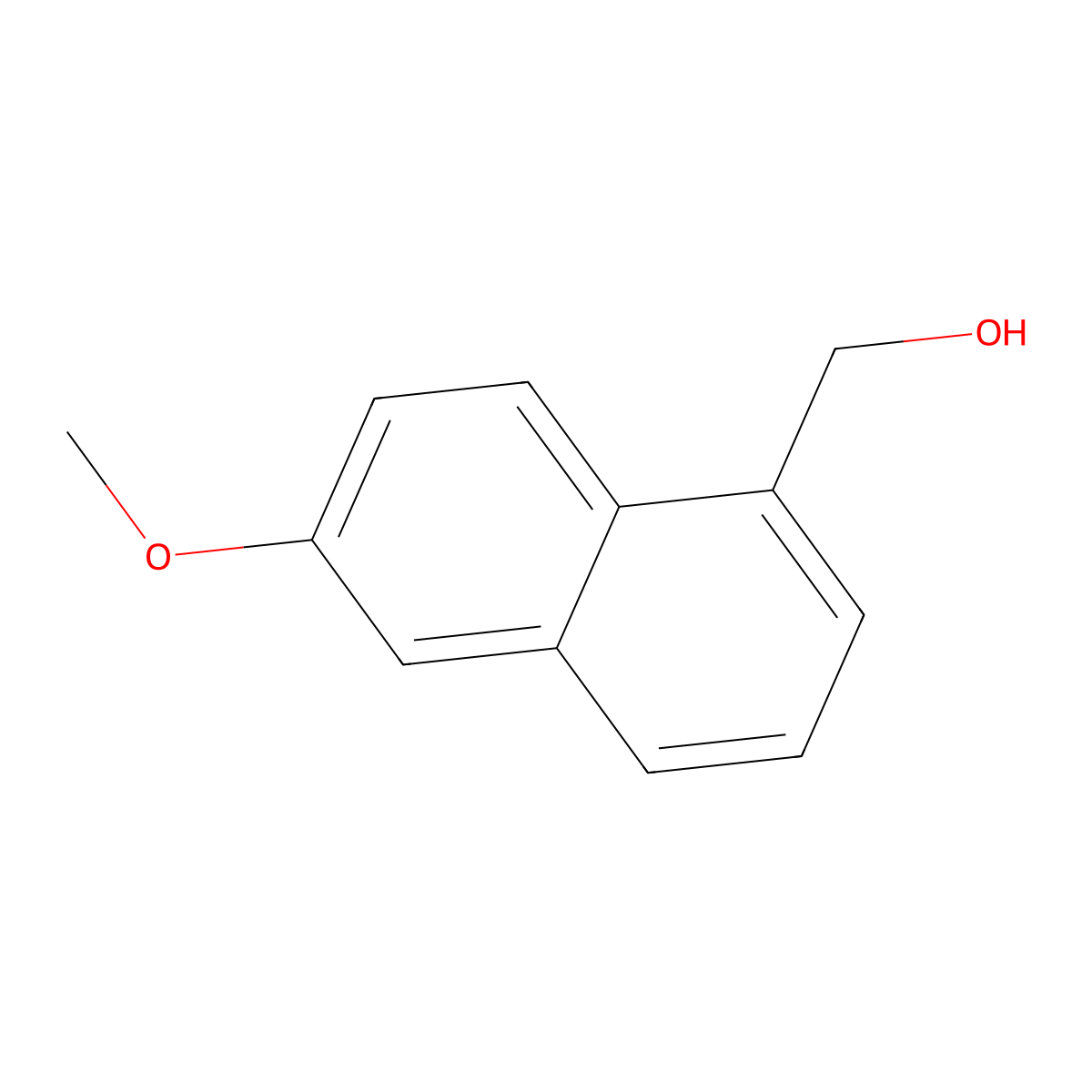 (6-Methoxynaphthalen-1-yl)methanol molecular structure, CAS 61109-49-7