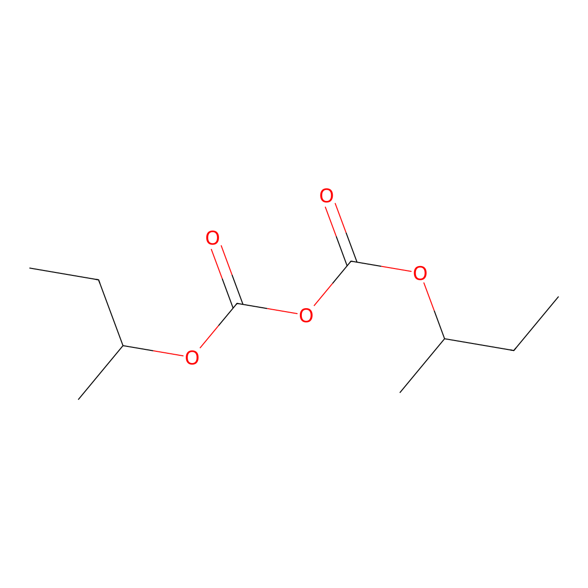 Dicarbonic acid, bis(1-methylpropyl) ester molecular structure, CAS 61114-48-5