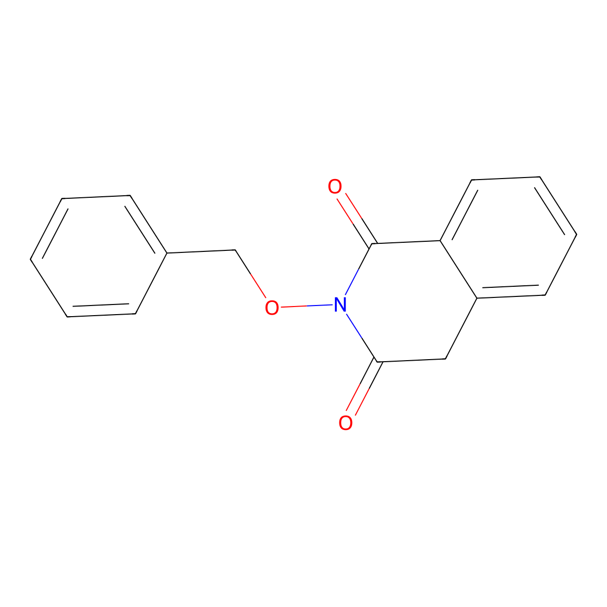 2-(Benzyloxy)isoquinoline-1,3(2H,4H)-dione molecular structure, CAS 611187-05-4