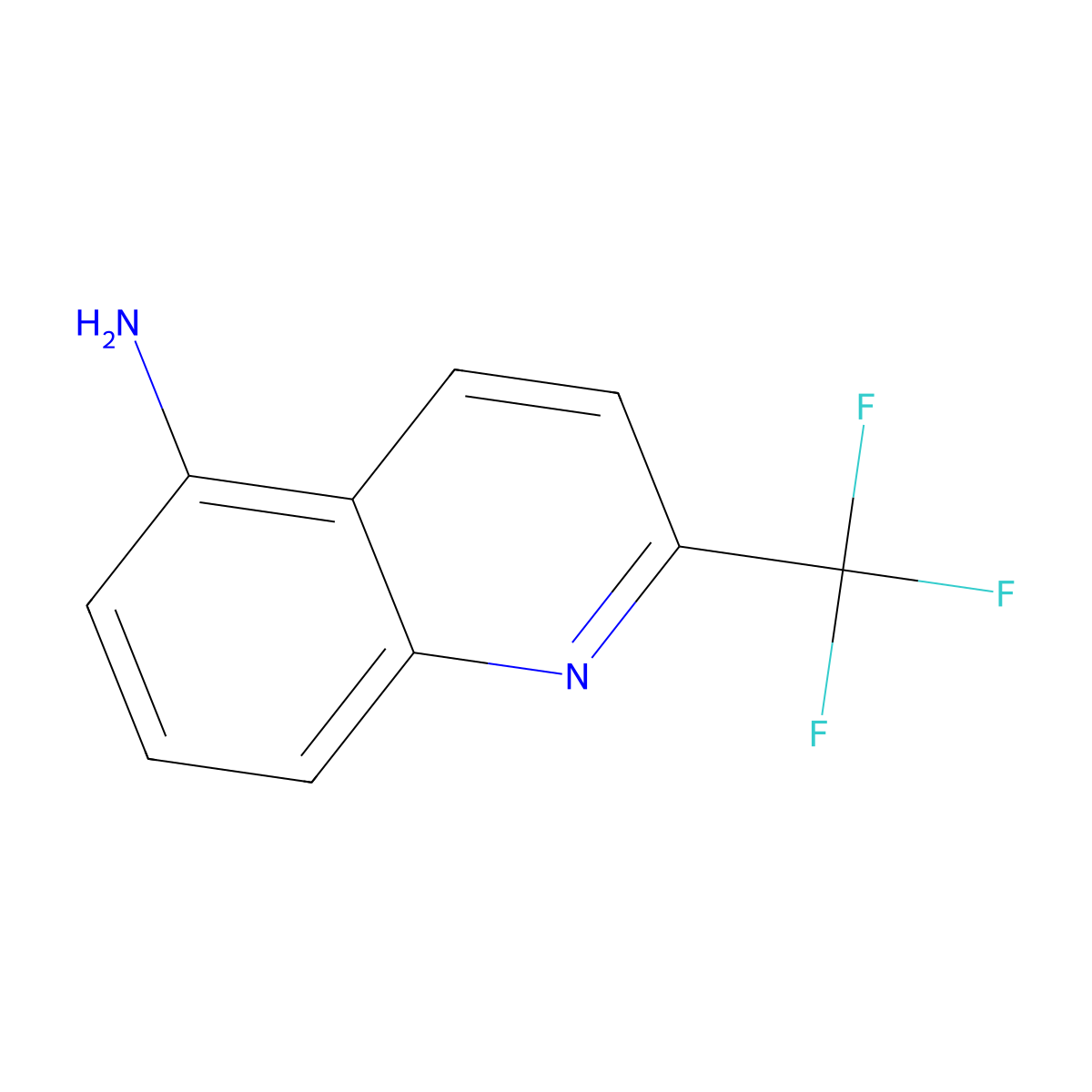 2-(Trifluoromethyl)quinolin-5-amine molecular structure, CAS 611231-26-6