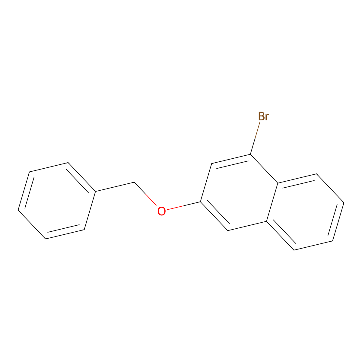 3-(Benzyloxy)-1-bromonaphthalene molecular structure, CAS 611235-22-4