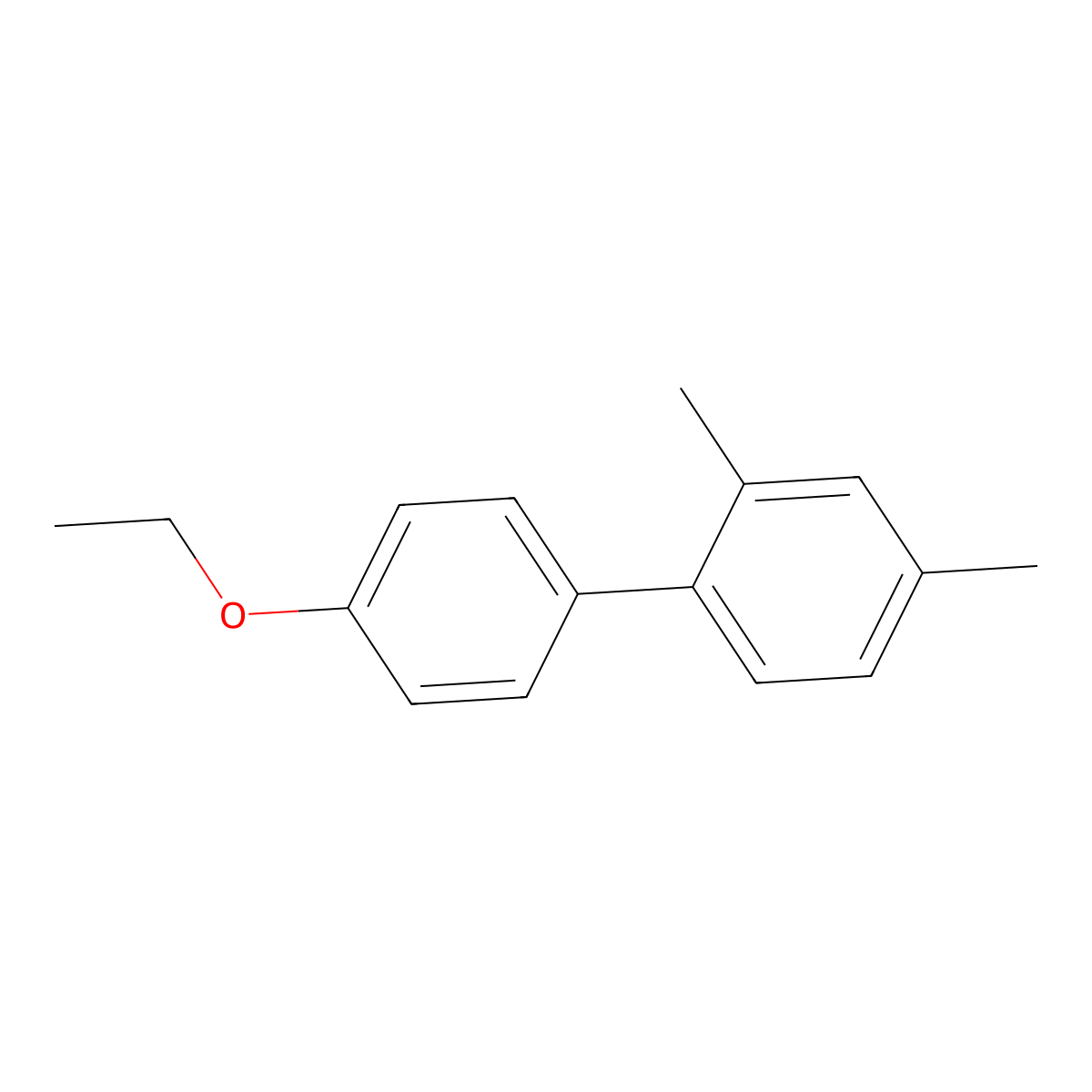 4'-Ethoxy-2,4-dimethyl-1,1'-biphenyl molecular structure, CAS 611235-63-3