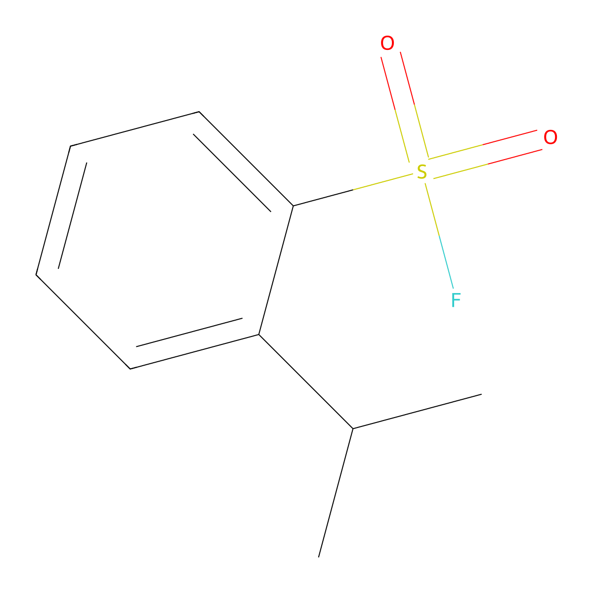 2-(Propan-2-yl)benzene-1-sulfonyl fluoride molecular structure, CAS 61128-11-8