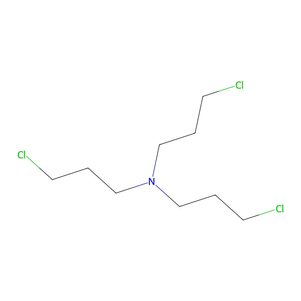 Ripropylamine, 2,2',2''-trichloro- molecular structure, CAS 61134-72-3