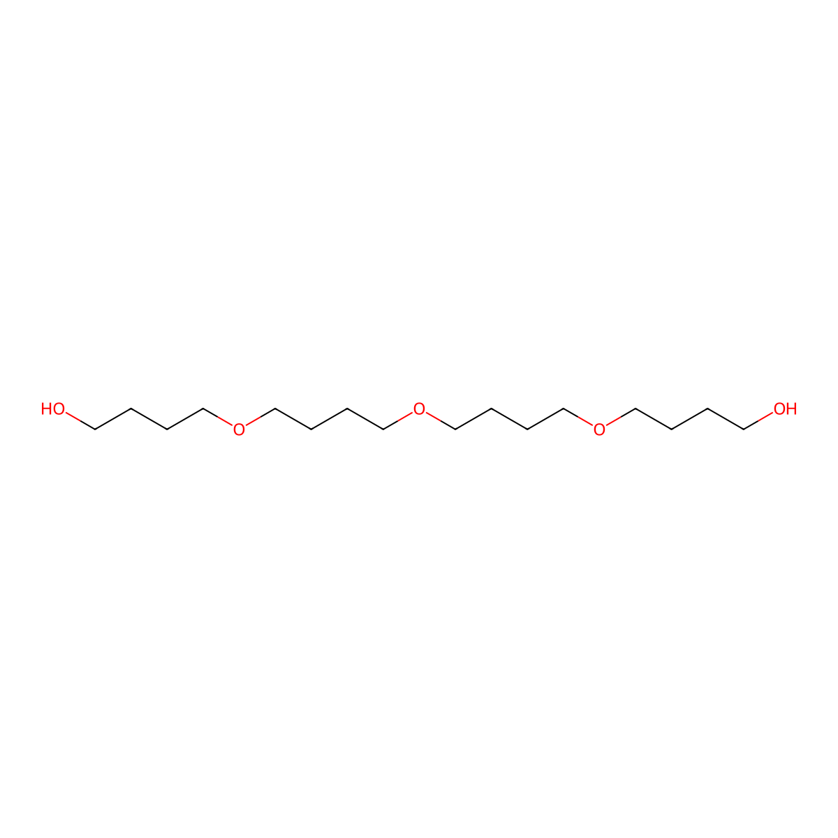 1-Butanol, 4,4'-[oxybis(4,1-butanediyloxy)]bis- molecular structure, CAS 61136-07-0