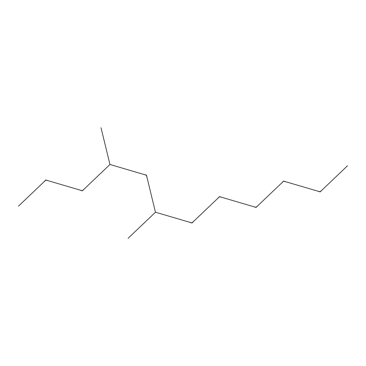4,6-Dimethyldodecane molecular structure, CAS 61141-72-8