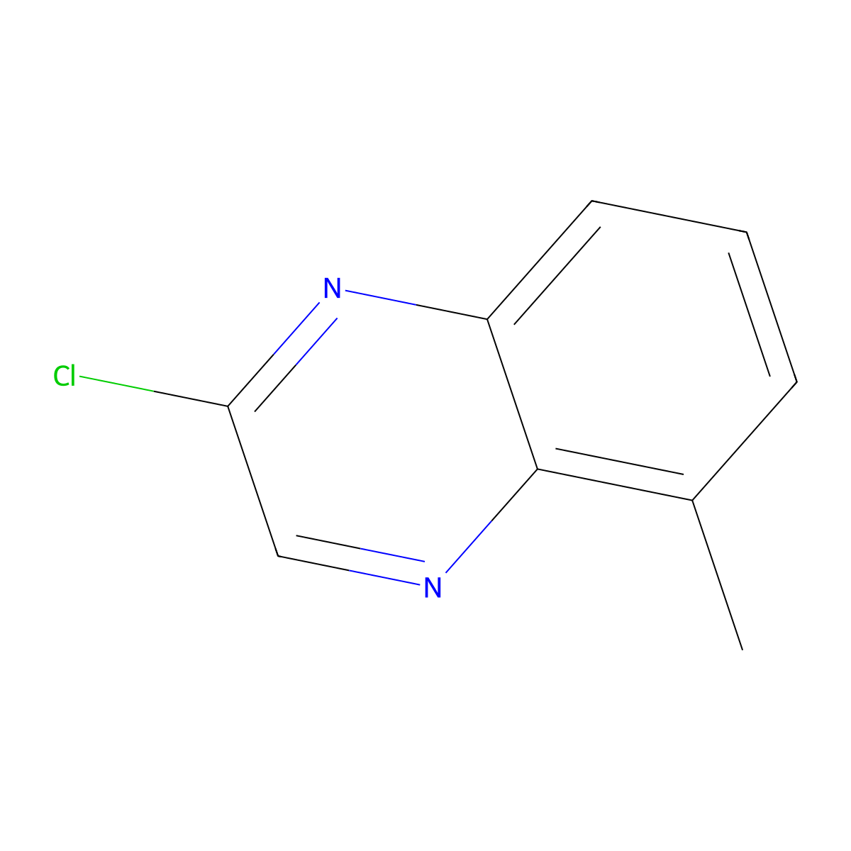 2-Chloro-5-methylquinoxaline molecular structure, CAS 61148-17-2