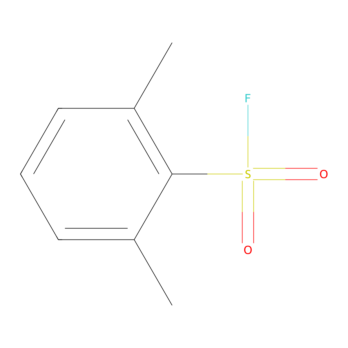 2,6-Dimethylbenzene-1-sulfonyl fluoride molecular structure, CAS 61153-14-8