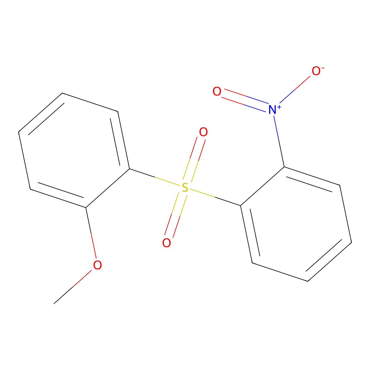 1-[(2-Methoxyphenyl)sulfonyl]-2-nitrobenzene molecular structure, CAS 61174-20-7