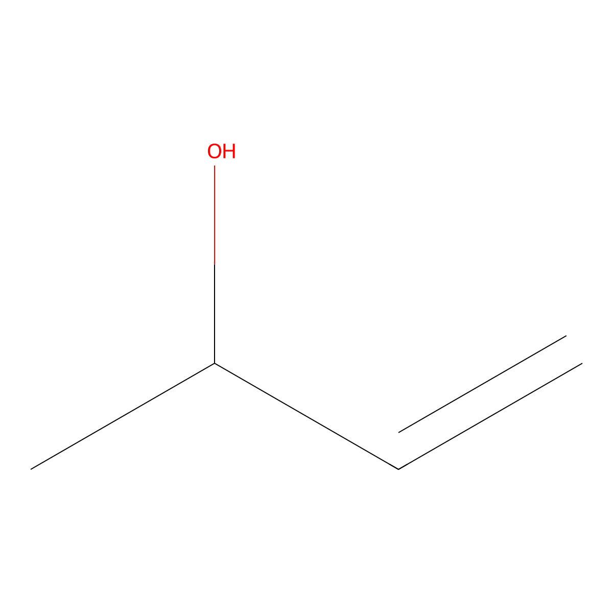 (2S)-but-3-en-2-ol molecular structure, CAS 6118-13-4