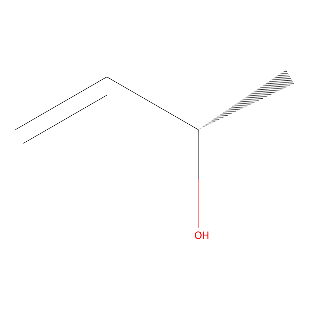 (2S)-but-3-en-2-ol molecular structure, CAS 6118-13-4