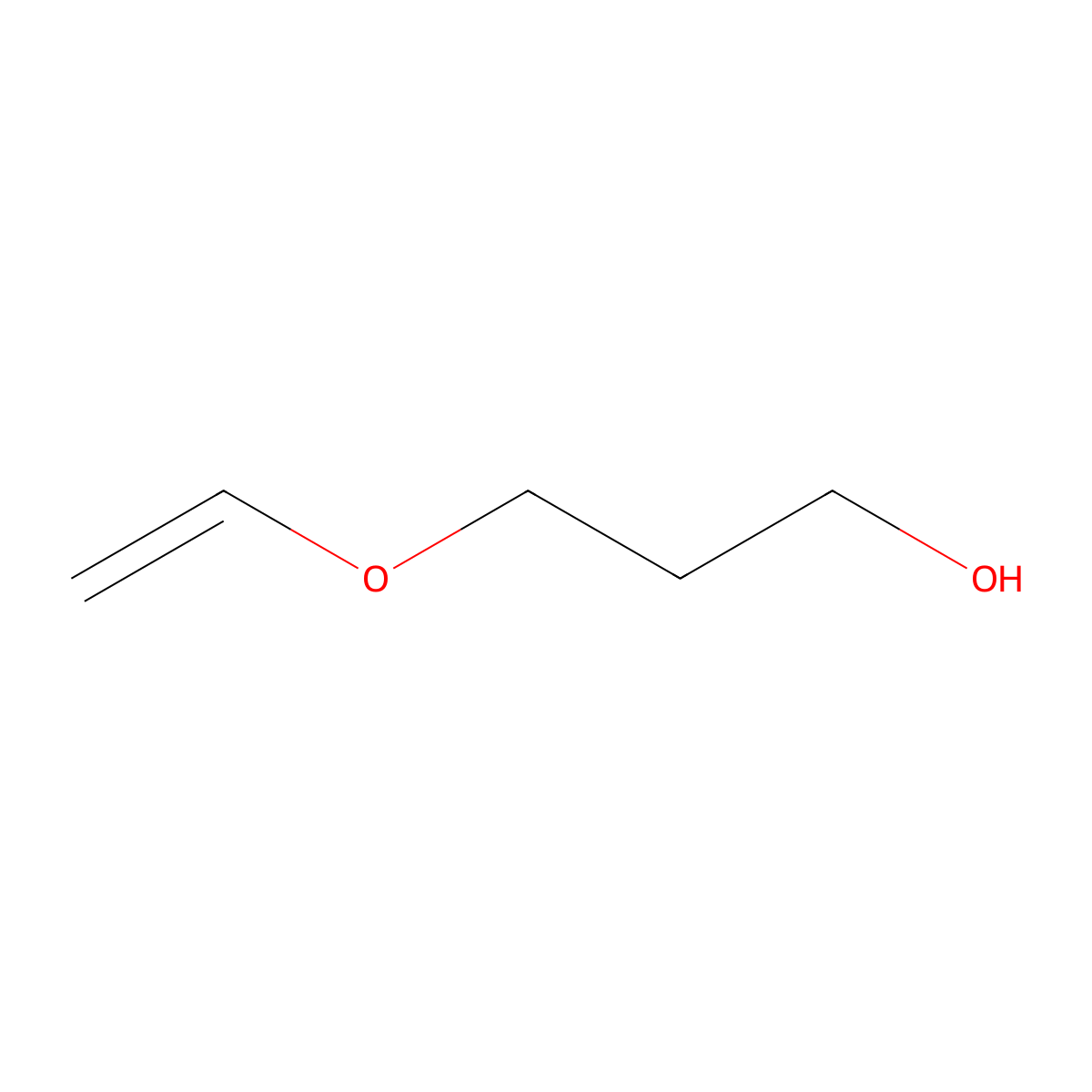 1-Propanol, 3-(ethenyloxy)- molecular structure, CAS 6118-22-5