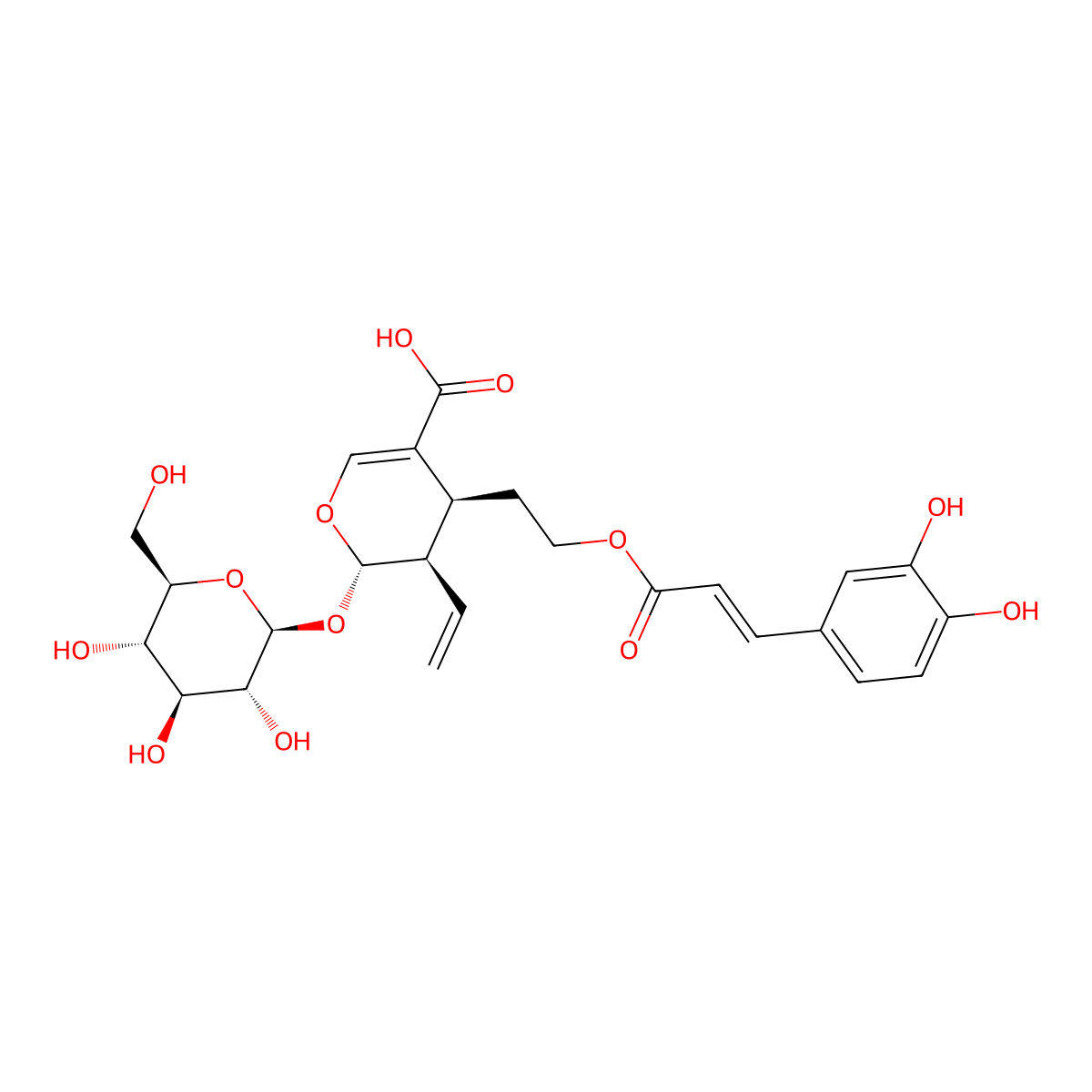 Grandifloroside molecular structure, CAS 61186-24-1