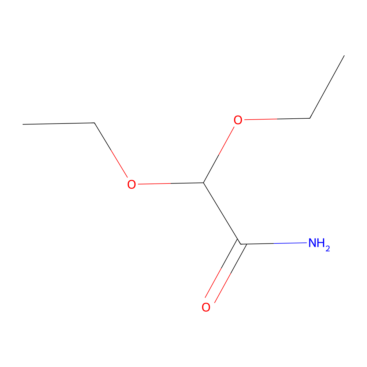 2,2-Diethoxyacetamide molecular structure, CAS 61189-99-9