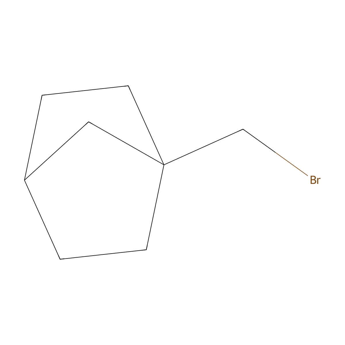 1-(Bromomethyl)bicyclo[2.2.1]heptane molecular structure, CAS 61192-17-4