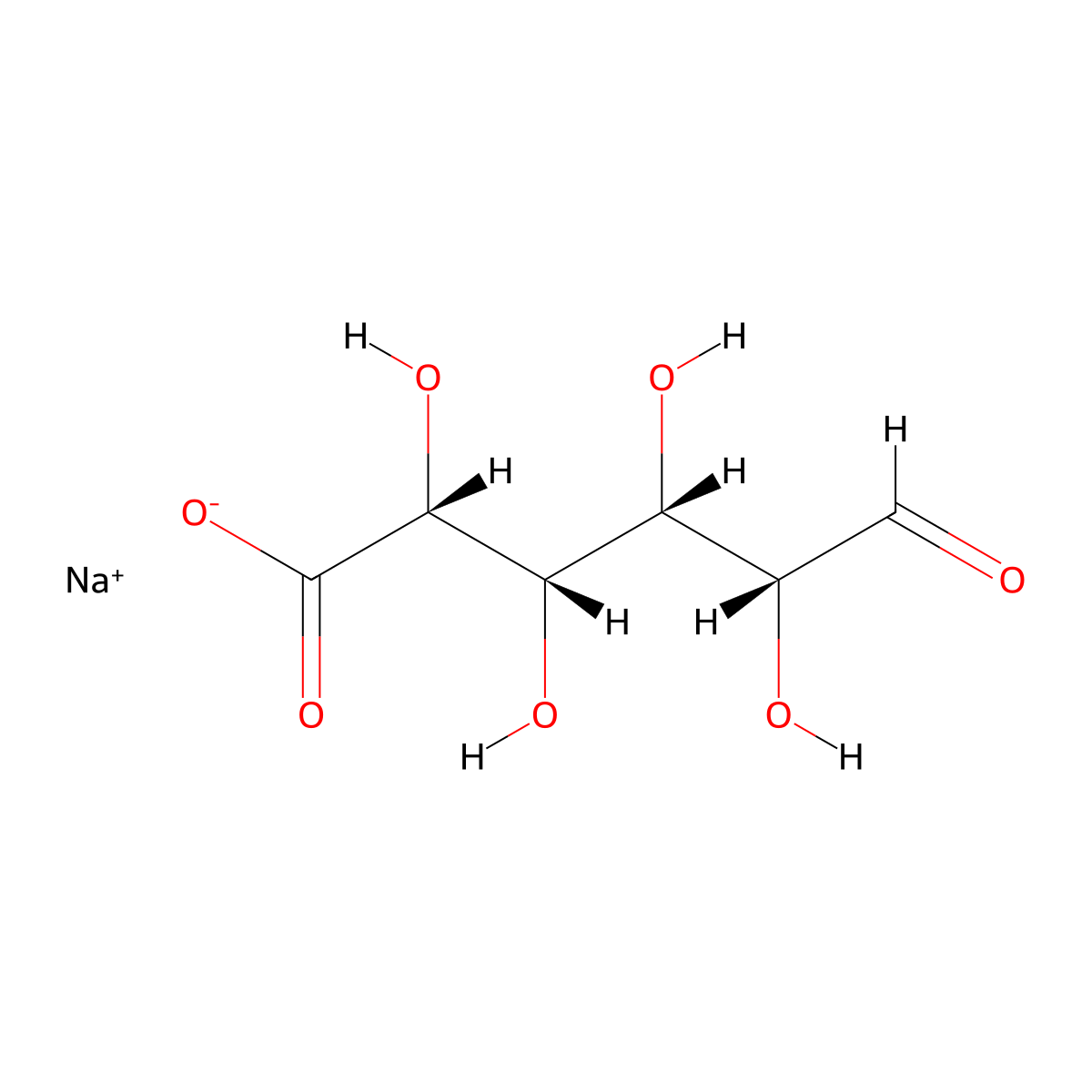 L-Iduronic Acid Sodium Salt molecular structure, CAS 61199-83-5