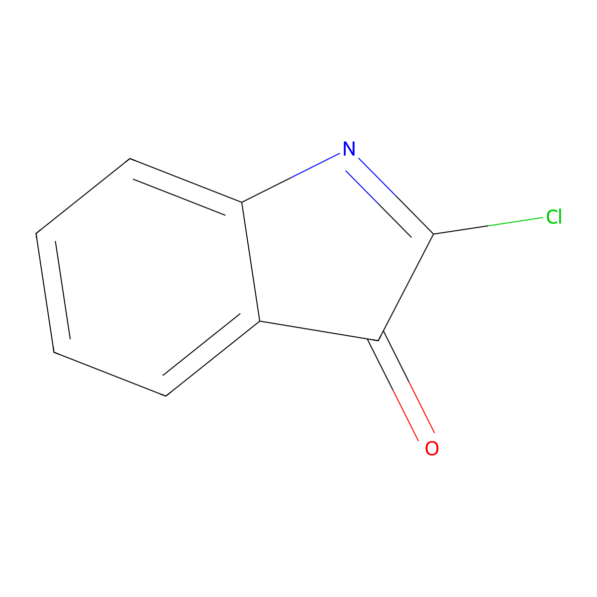 2-Chloro-3h-indol-3-one molecular structure, CAS 612-54-4