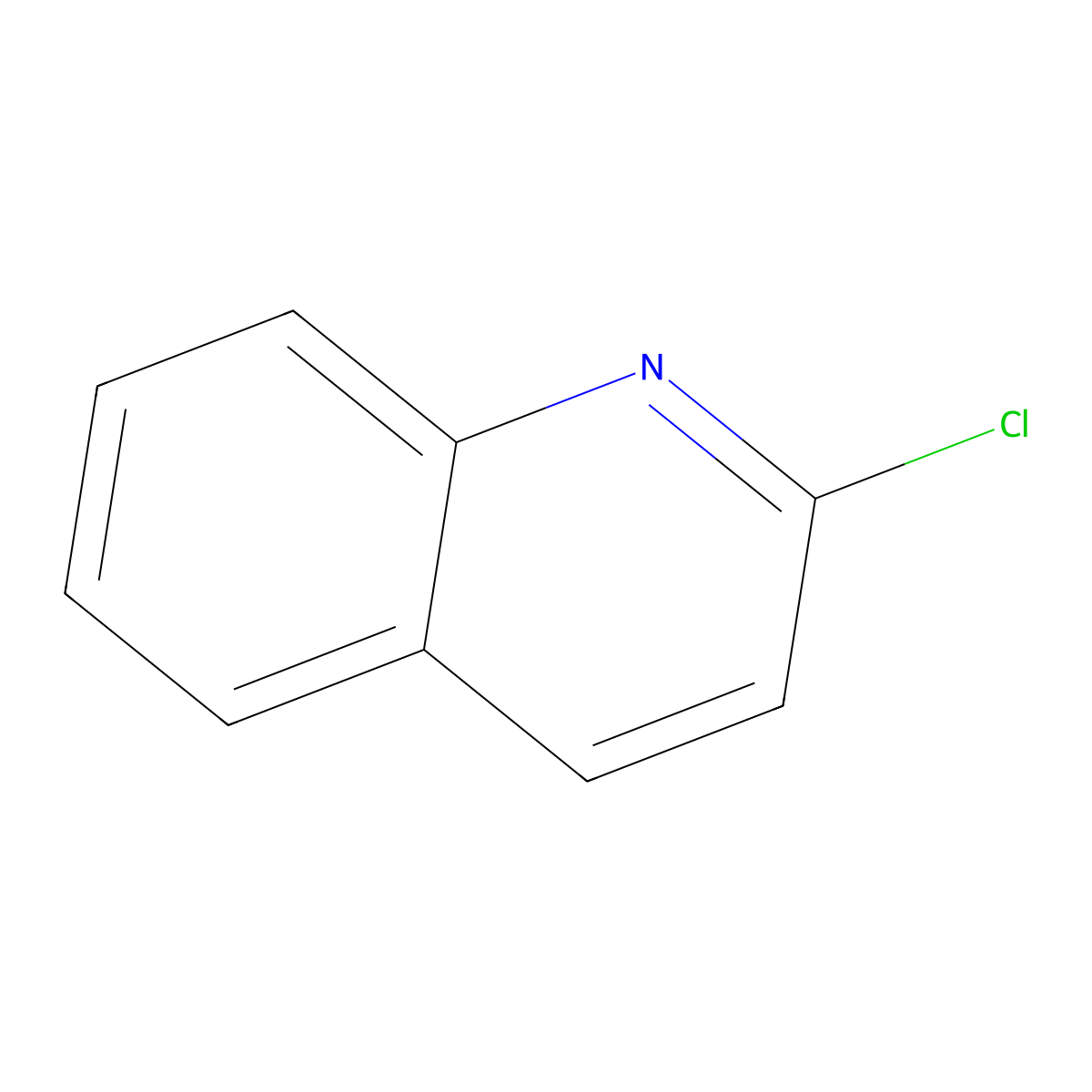 2-Chloroquinoline molecular structure, CAS 612-62-4