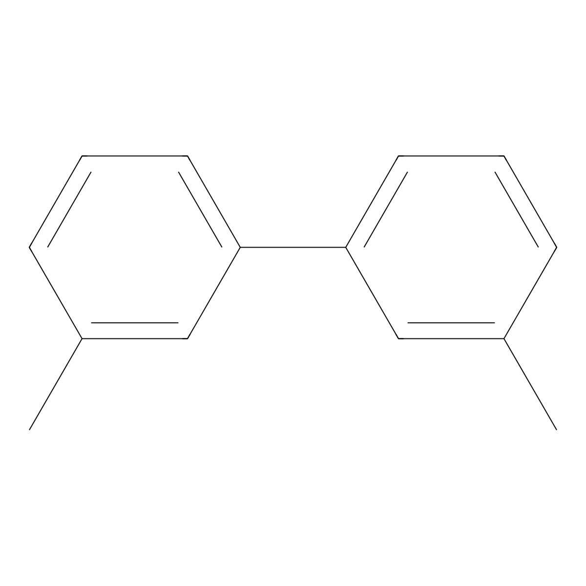 3,3'-Dimethylbiphenyl molecular structure, CAS 612-75-9