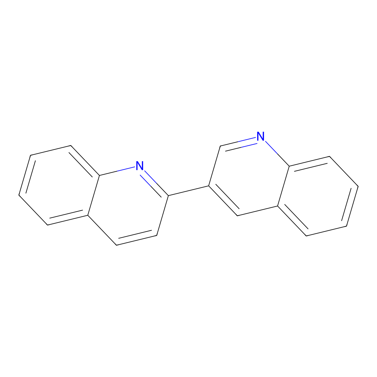 2,3'-Biquinoline molecular structure, CAS 612-81-7