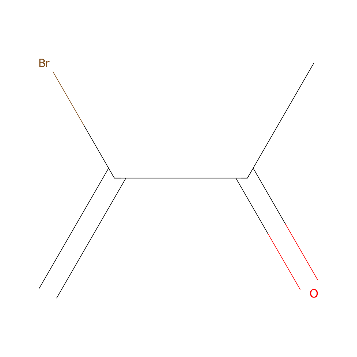 Methyl 1-bromovinyl ketone molecular structure, CAS 61203-01-8