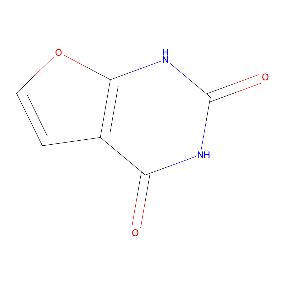 Furo[2,3-d]pyrimidine-2,4(1H,3H)-dione molecular structure, CAS 612066-45-2