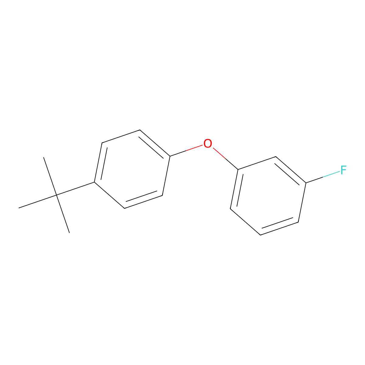 1-(4-Tert-butylphenoxy)-3-fluorobenzene molecular structure, CAS 612069-11-1