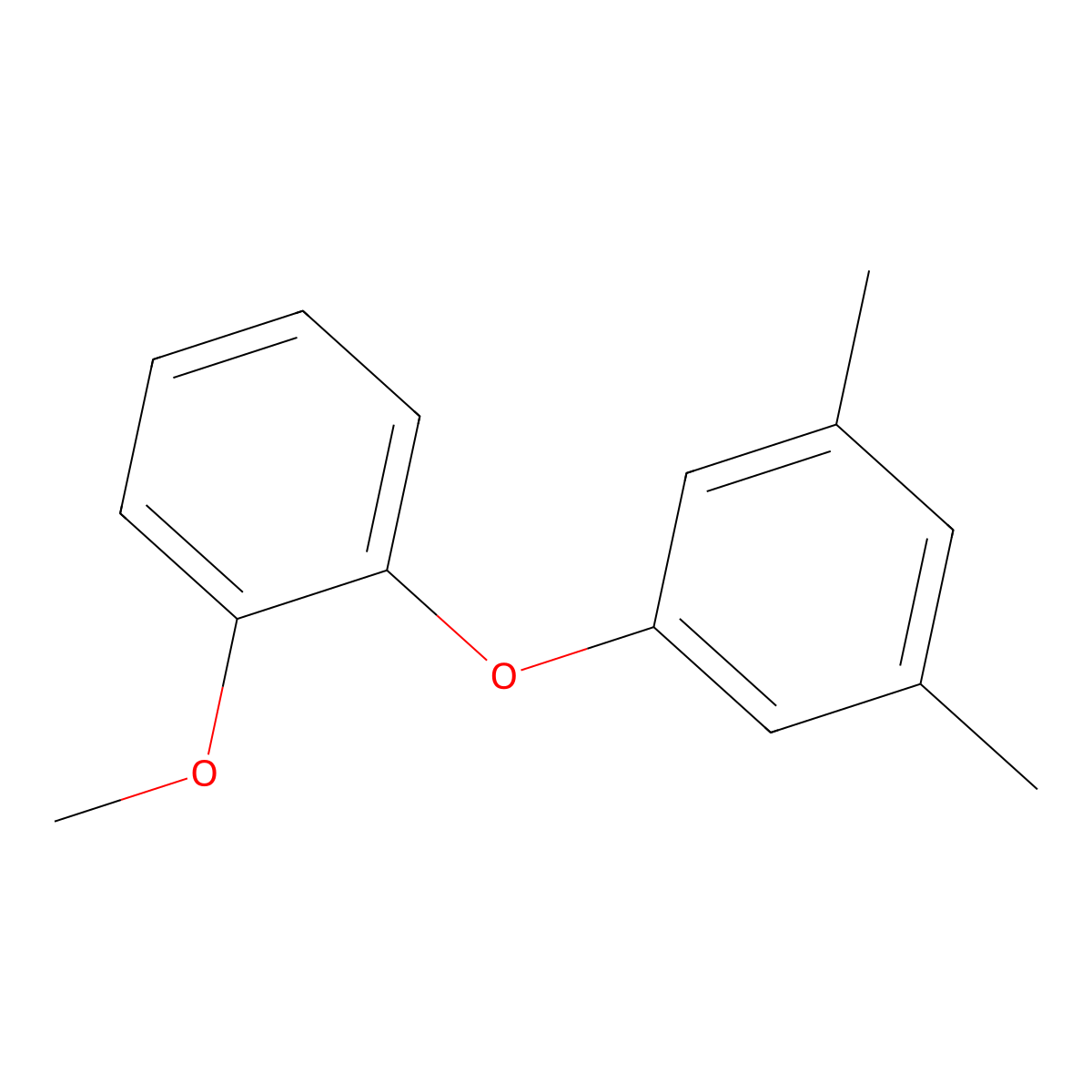 1-(2-Methoxyphenoxy)-3,5-dimethylbenzene molecular structure, CAS 612069-13-3
