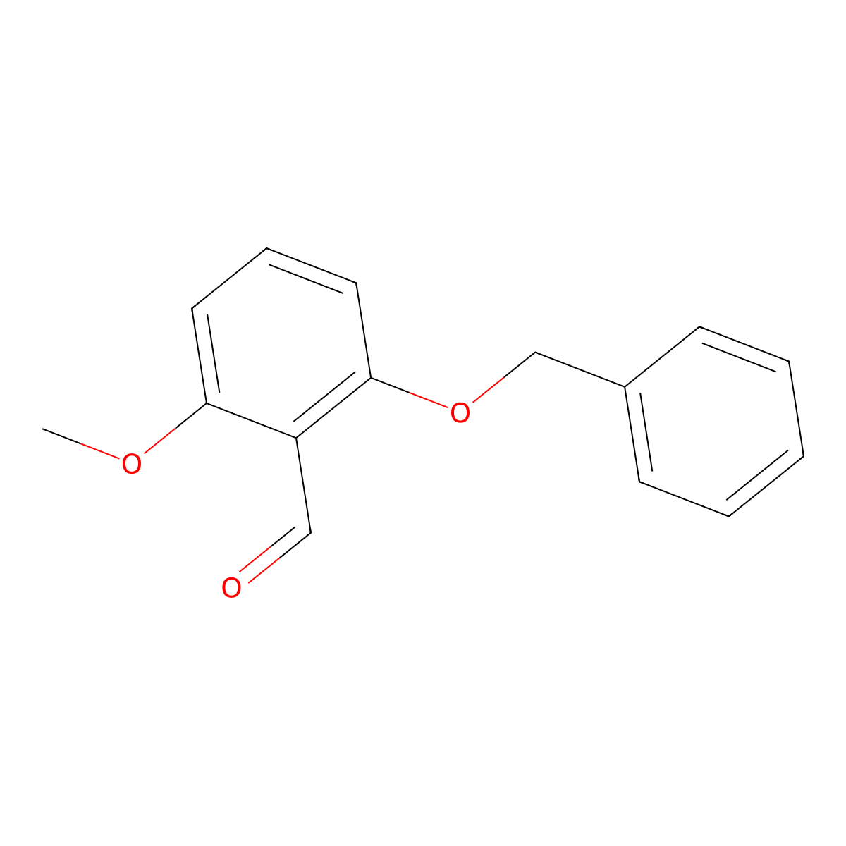2-(Benzyloxy)-6-methoxybenzaldehyde molecular structure, CAS 61227-36-9