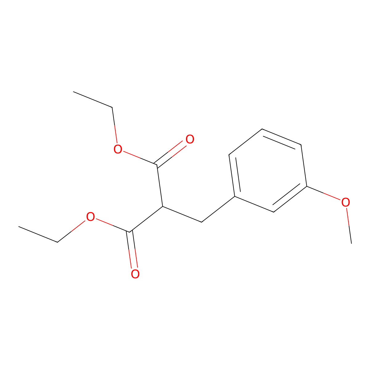 2-[(3-Methoxyphenyl)methyl]-propanedioic Acid 1,3-Diethyl Ester molecular structure, CAS 61227-48-3