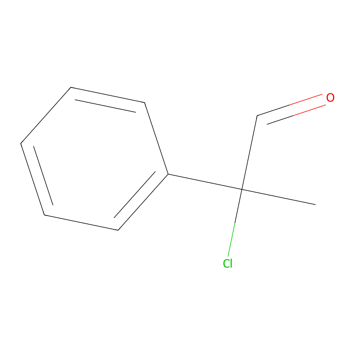 2-Chloro-2-phenylpropanal molecular structure, CAS 6124-66-9