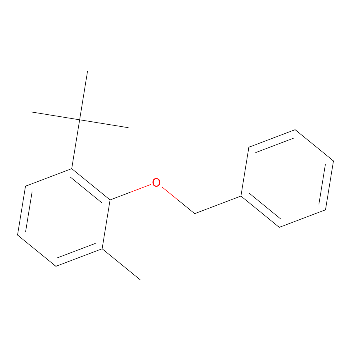 2-(Benzyloxy)-1-tert-butyl-3-methylbenzene molecular structure, CAS 61248-66-6