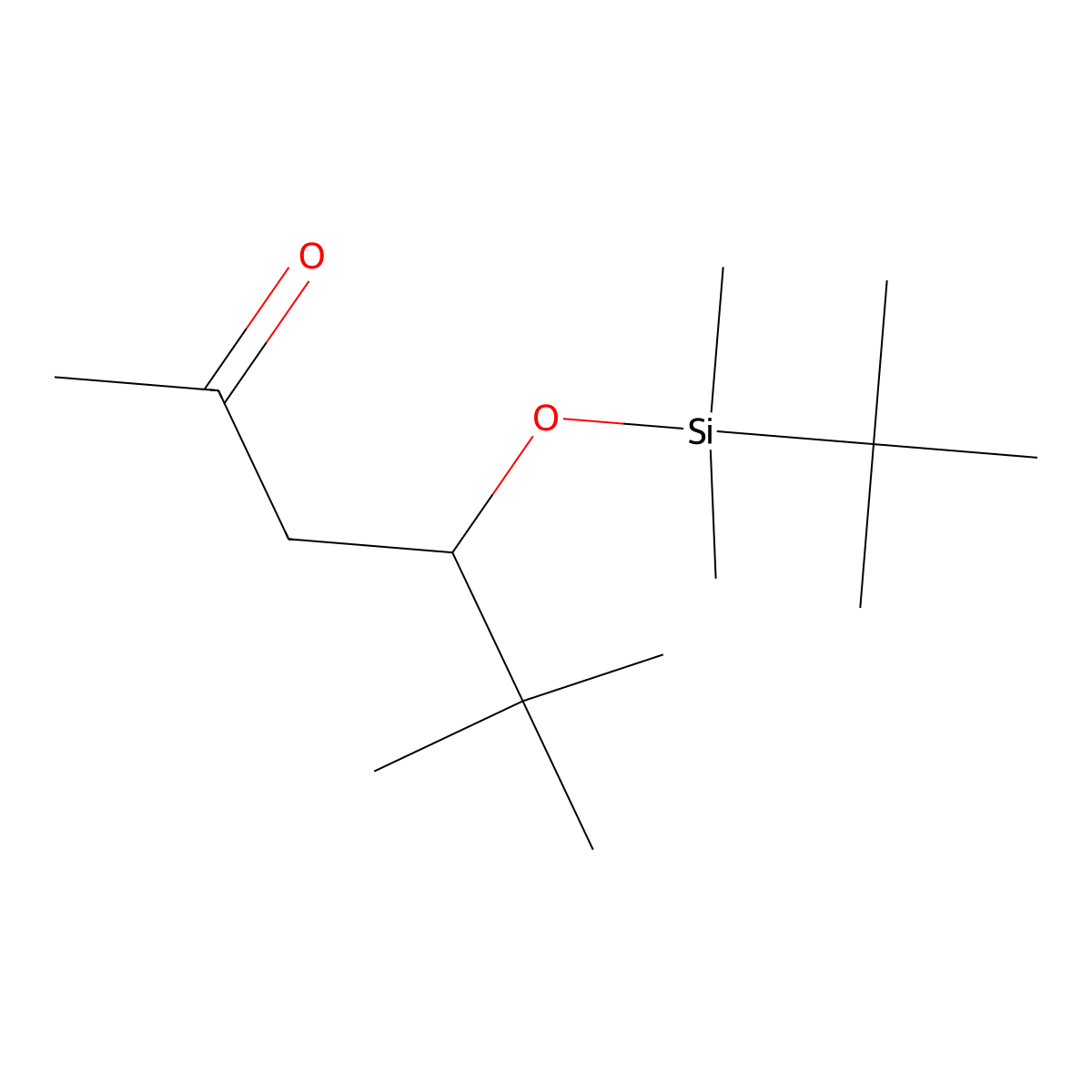 (S)-4-((tert-Butyldimethylsilyl)oxy)-5,5-dimethylhexan-2-one molecular structure, CAS 612492-55-4