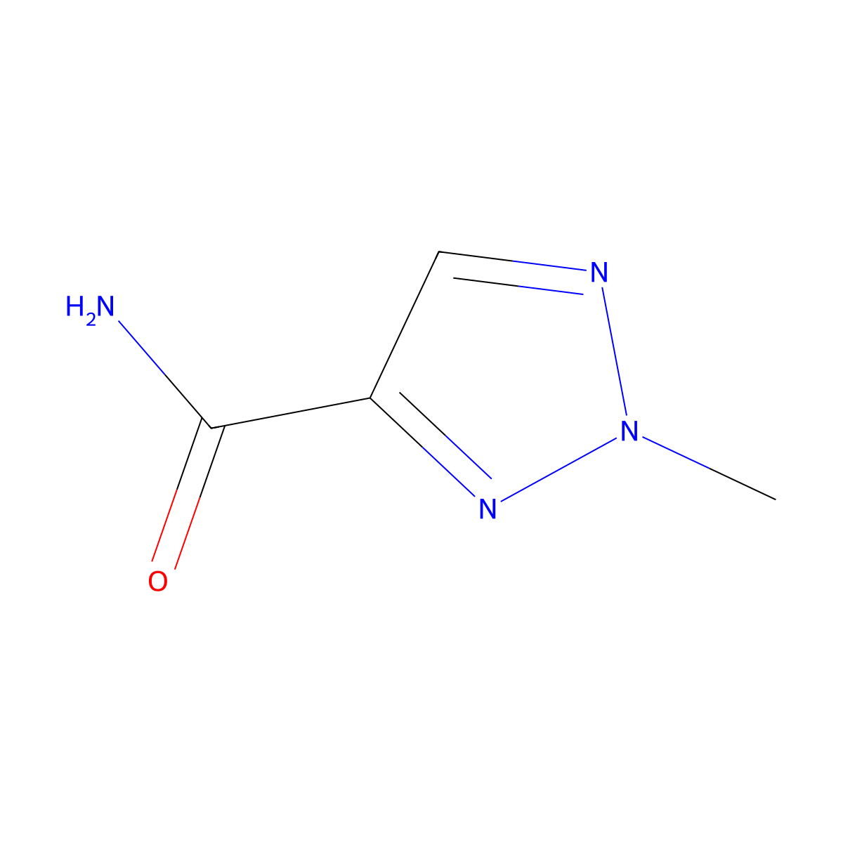 2-Methyl-2h-1,2,3-triazole-4-carboxamide molecular structure, CAS 612511-64-5