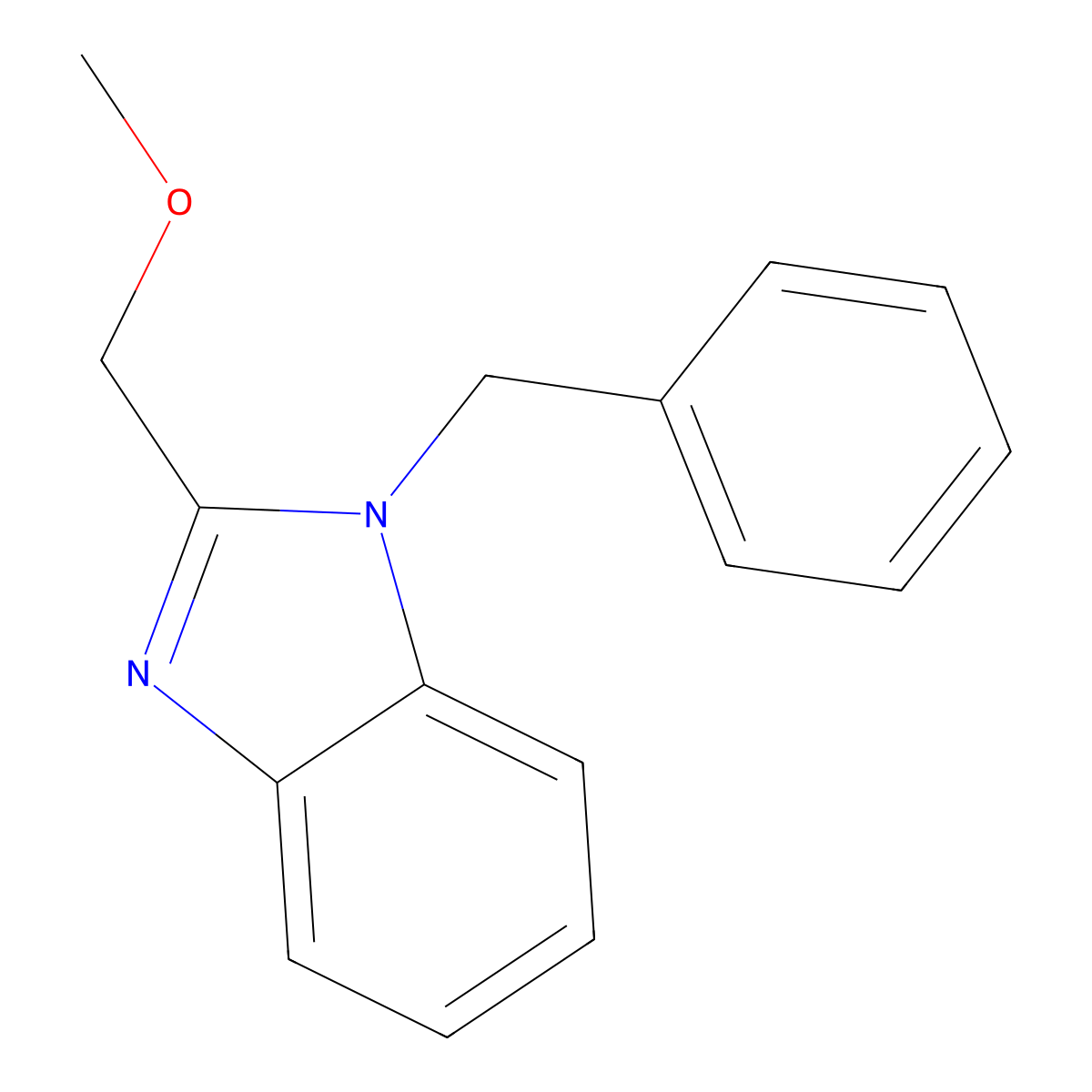 1-Benzyl-2-methoxymethyl-1H-benzoimidazole molecular structure, CAS 612524-61-5