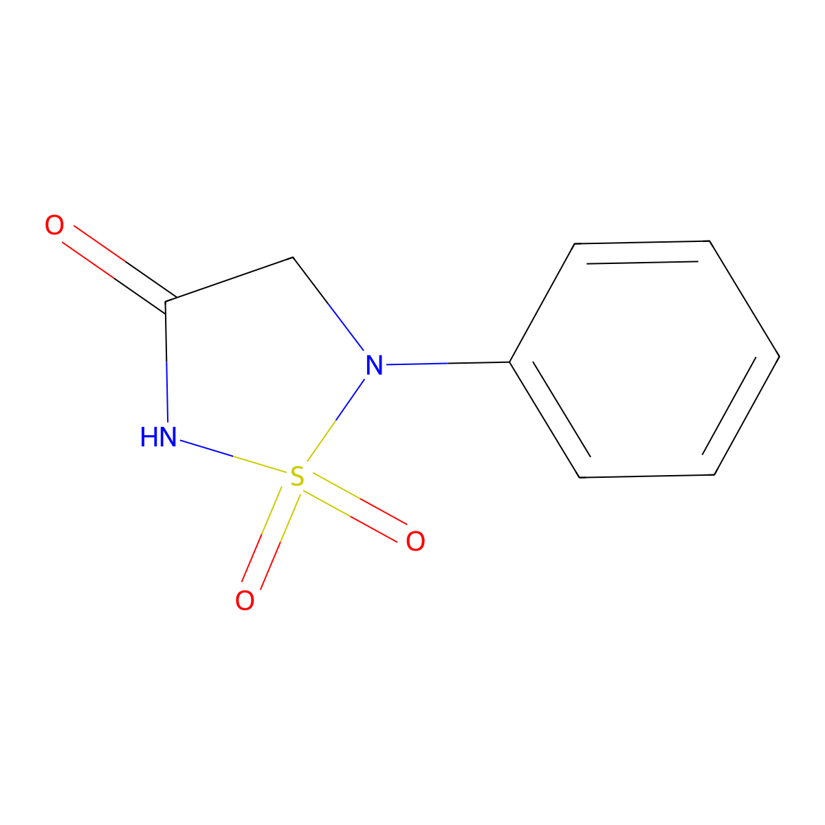 1,2,5-Thiadiazolidin-3-one-1,1-dioxide molecular structure, CAS 612530-44-6