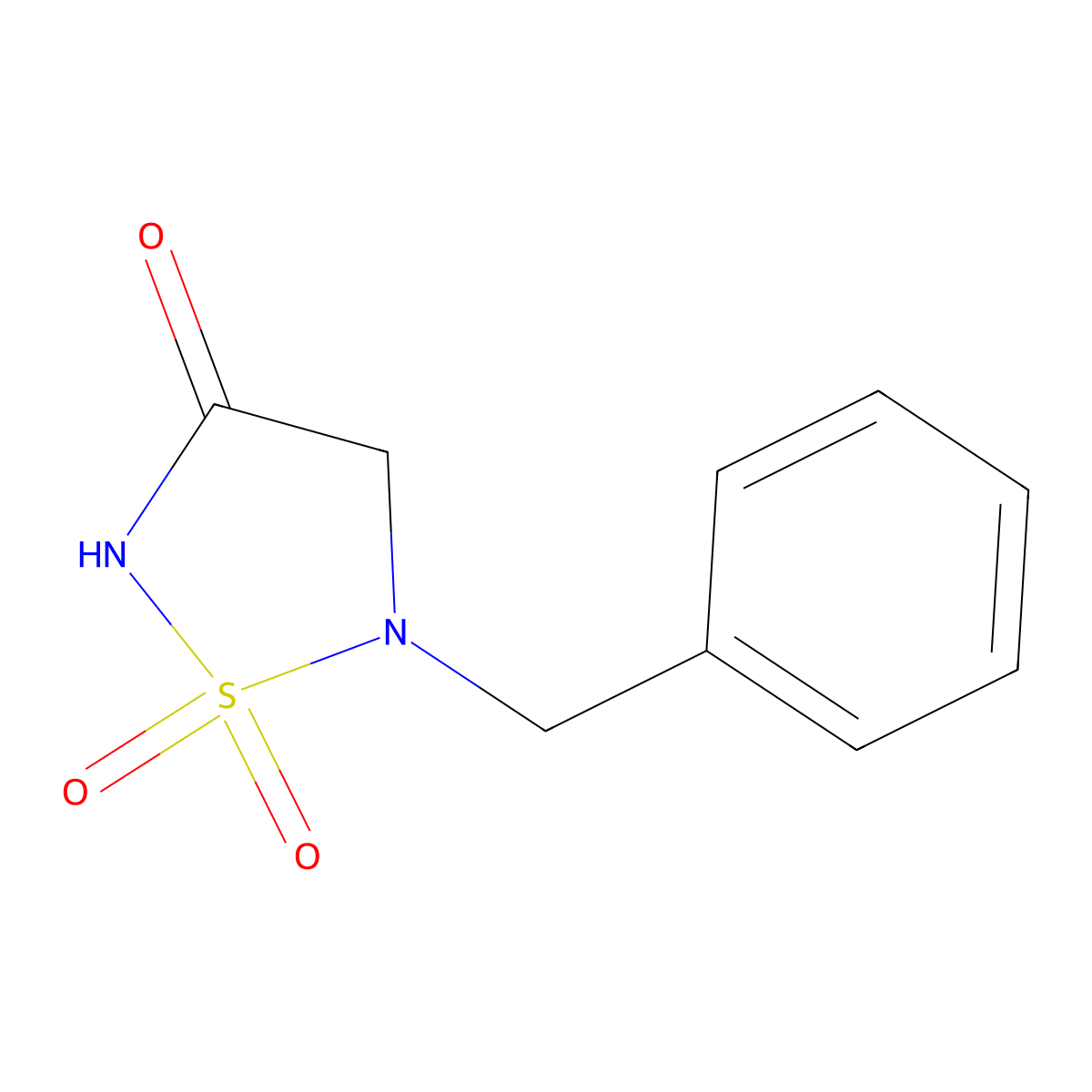 5-Benzyl-1,2,5-thiadiazolidin-3-one 1,1-dioxide molecular structure, CAS 612530-69-5