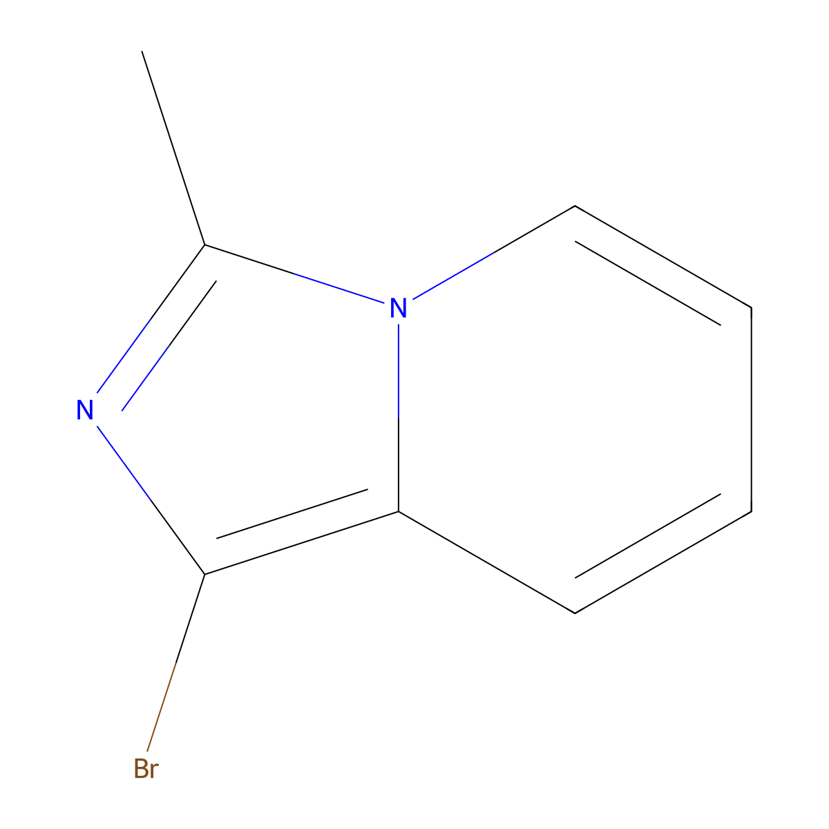 1-Bromo-3-methylimidazo[1,5-a]pyridine molecular structure, CAS 61254-44-2