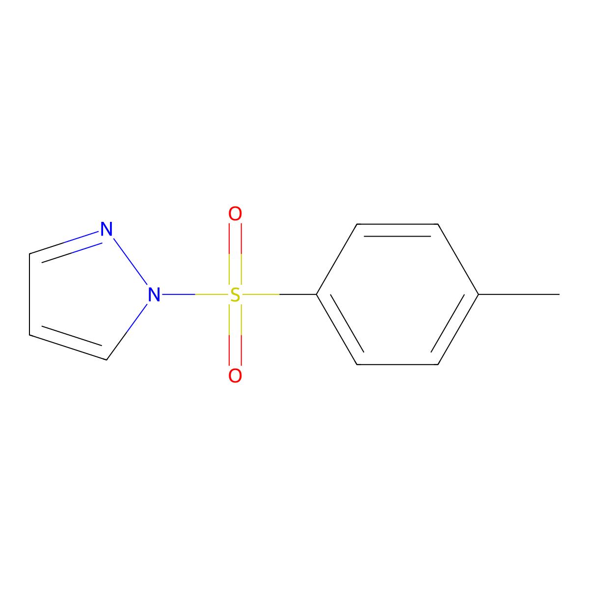 1-Tosylpyrozole molecular structure, CAS 6126-10-9