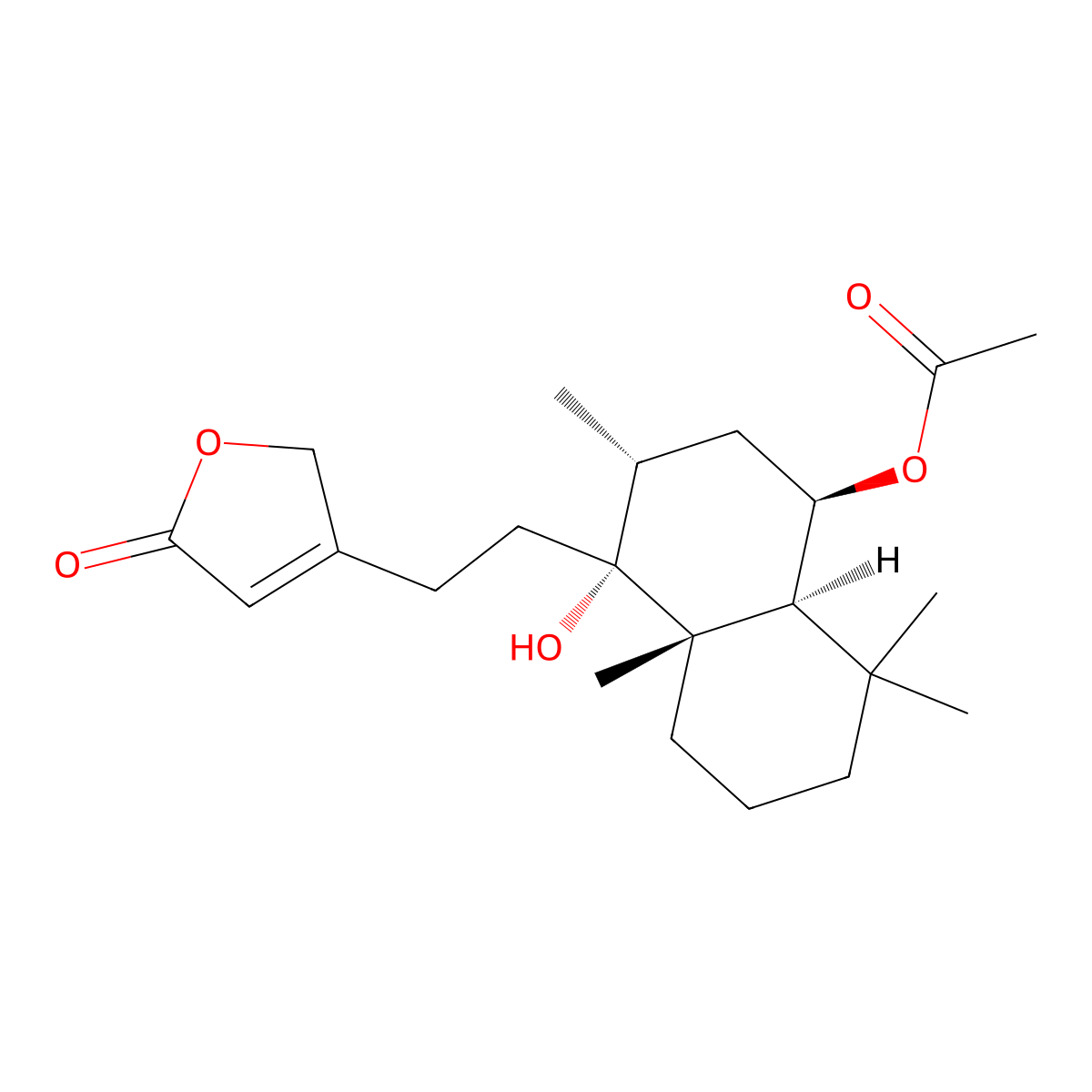 Vitexilactone molecular structure, CAS 61263-49-8