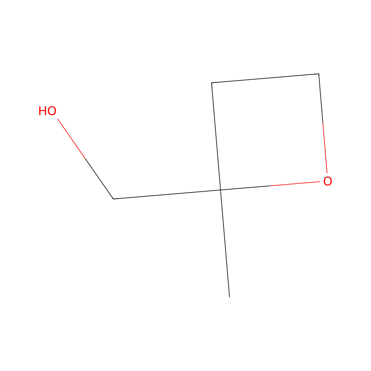 (2-Methyloxetan-2-yl)methanol molecular structure, CAS 61266-71-5
