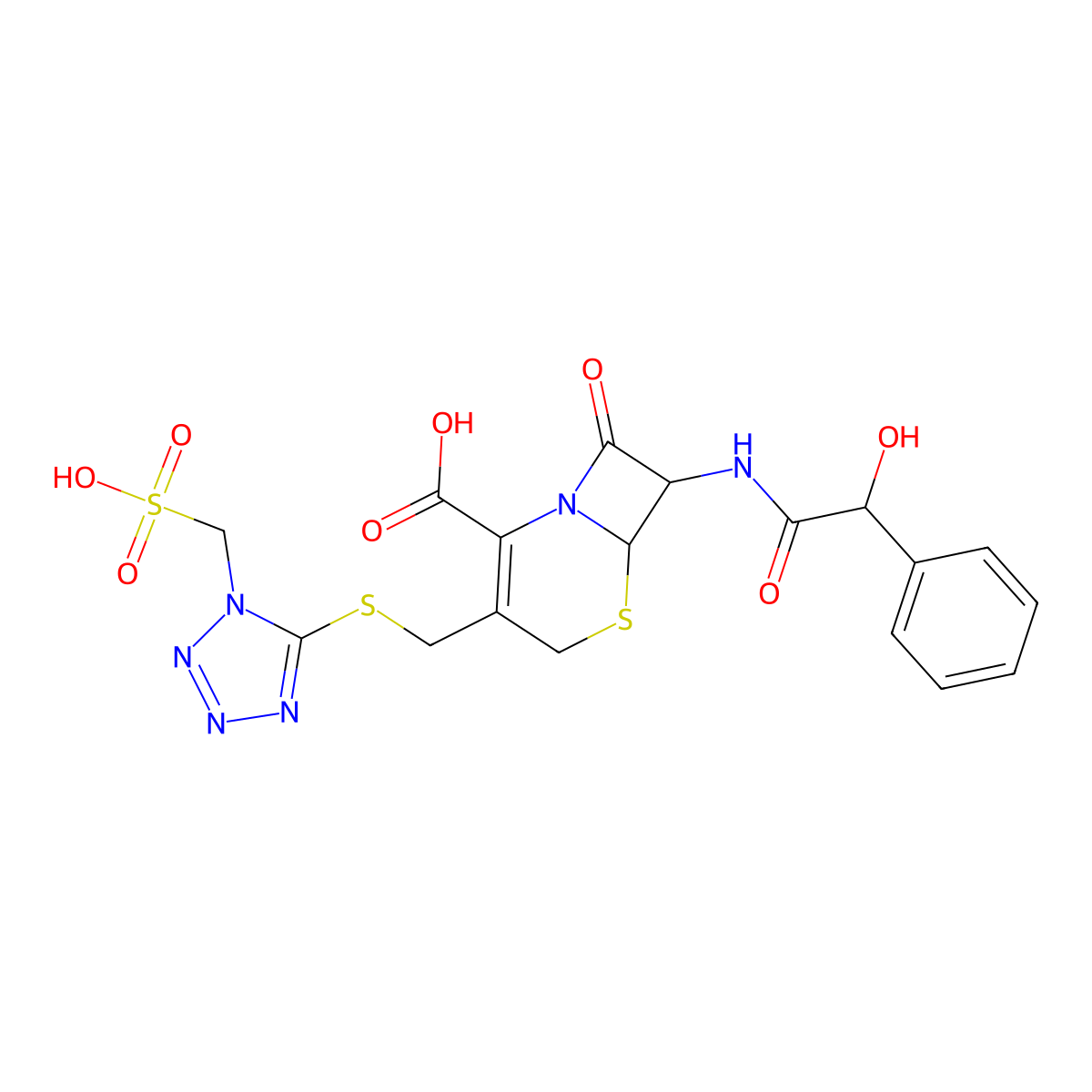 Cefonicid molecular structure, CAS 61270-58-4