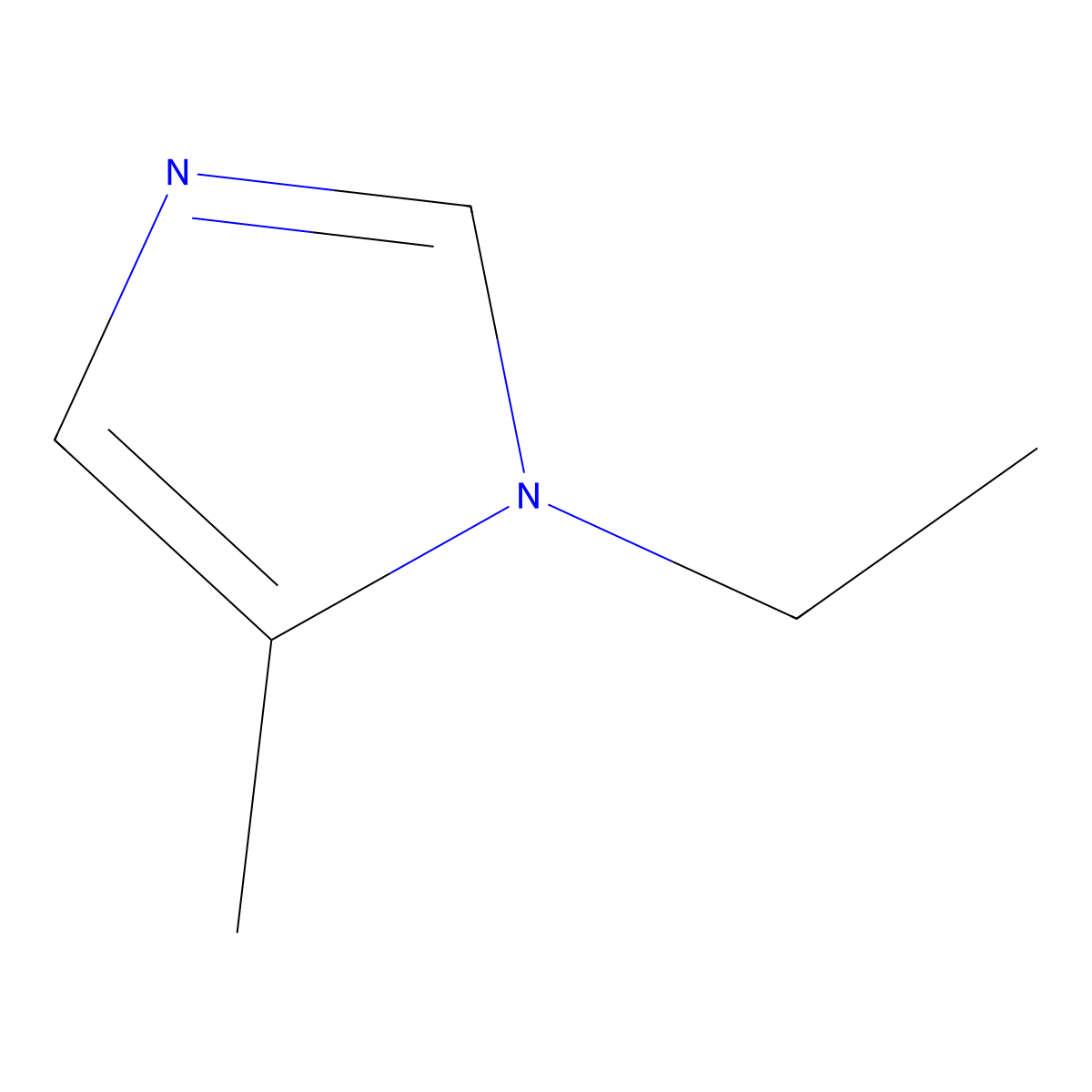 1-Ethyl-5-methyl-1h-imidazole molecular structure, CAS 61278-60-2