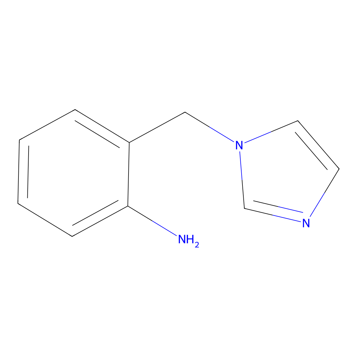 2-[(1-Imidazolyl)methyl]aniline molecular structure, CAS 61292-50-0