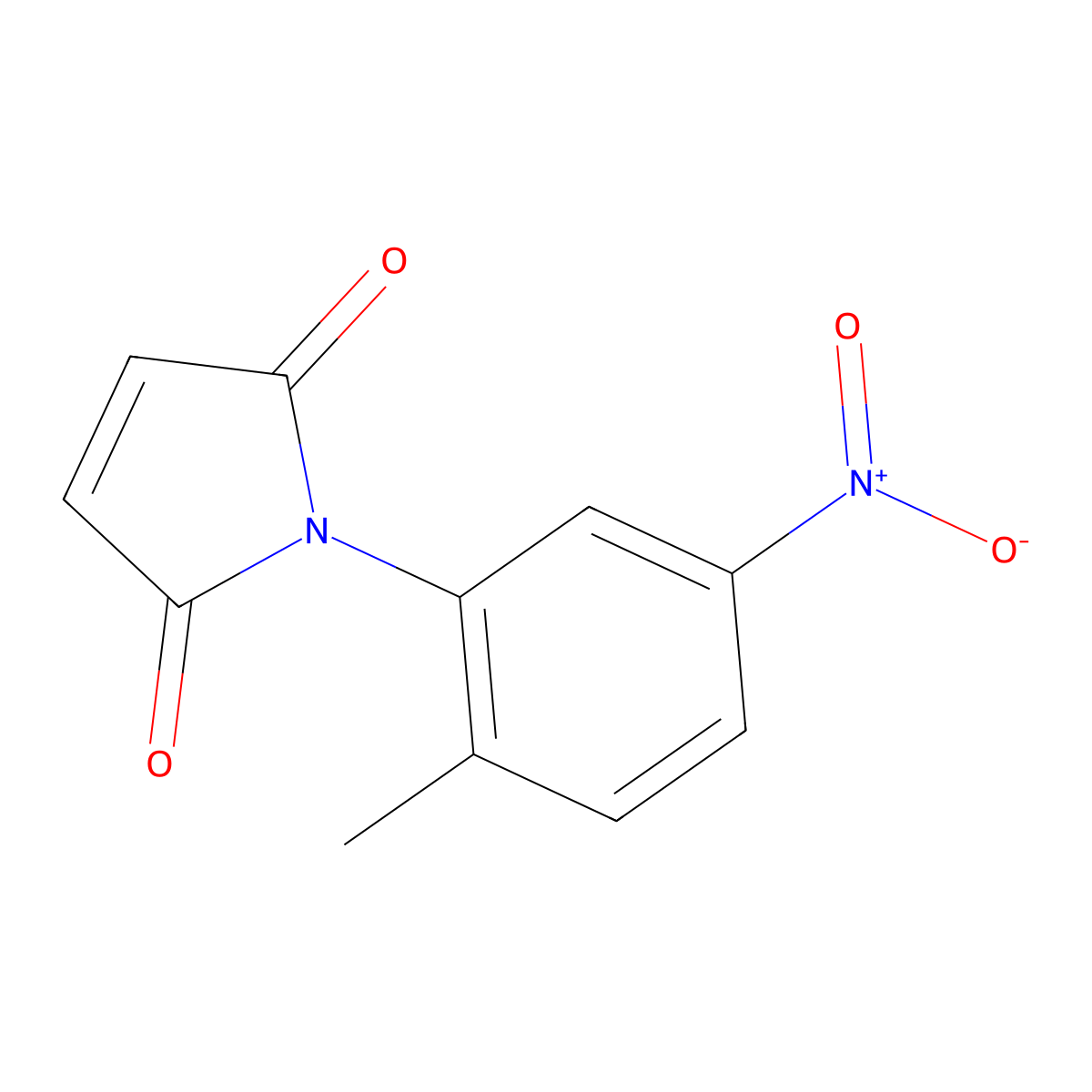N-(5-Nitro-ortho-tolyl)-maleimide molecular structure, CAS 61294-20-0