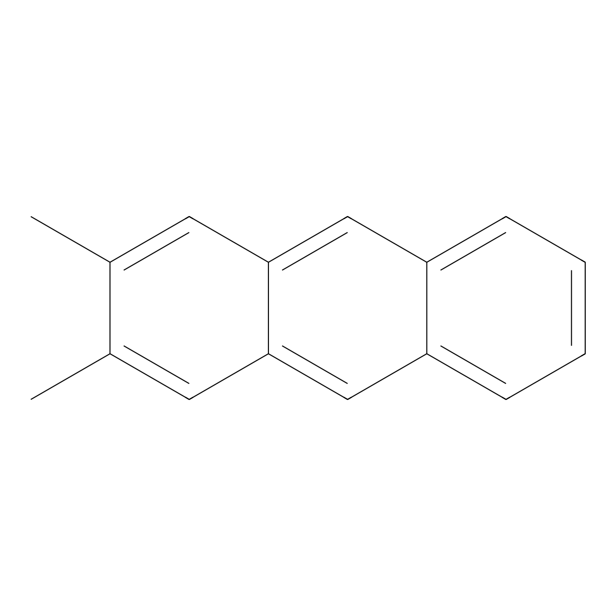 2,3-Dimethylanthracene molecular structure, CAS 613-06-9