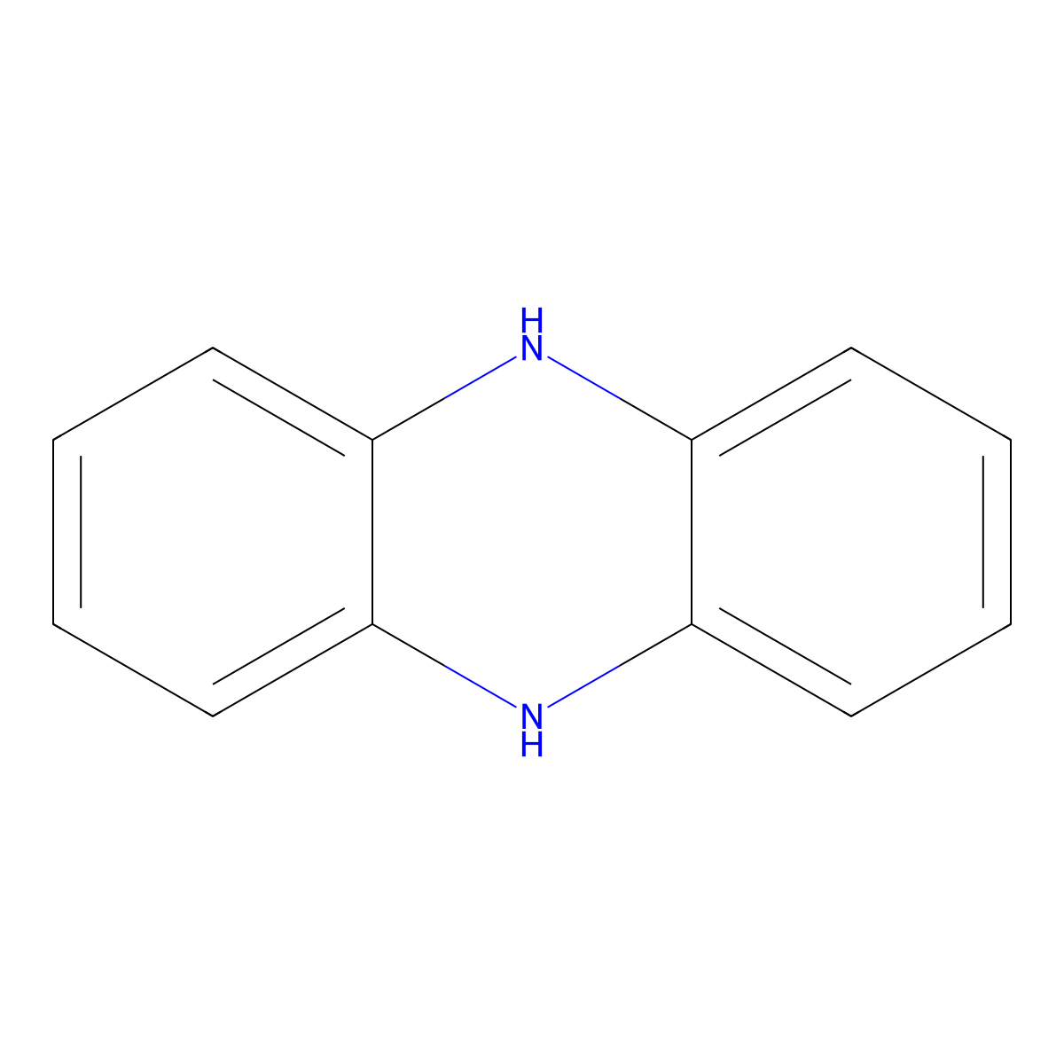5,10-Dihydrophenazine molecular structure, CAS 613-32-1