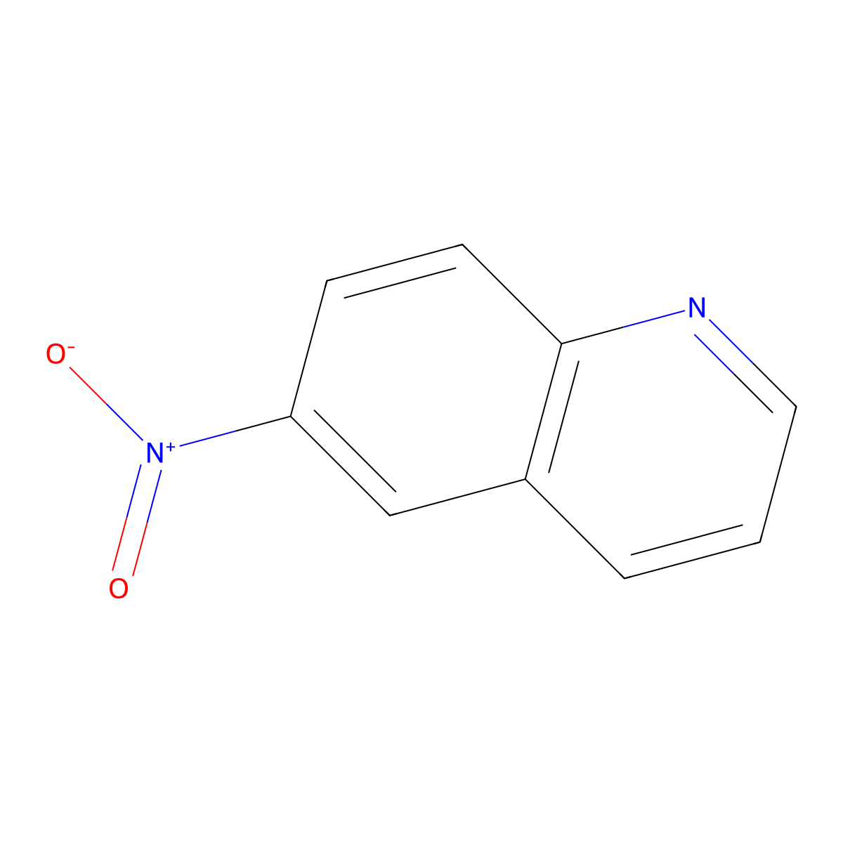 6-Nitroquinoline molecular structure, CAS 613-50-3