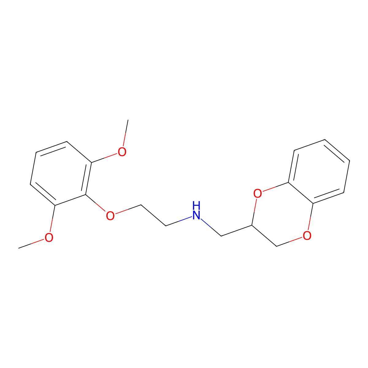 WB 4101 molecular structure, CAS 613-67-2