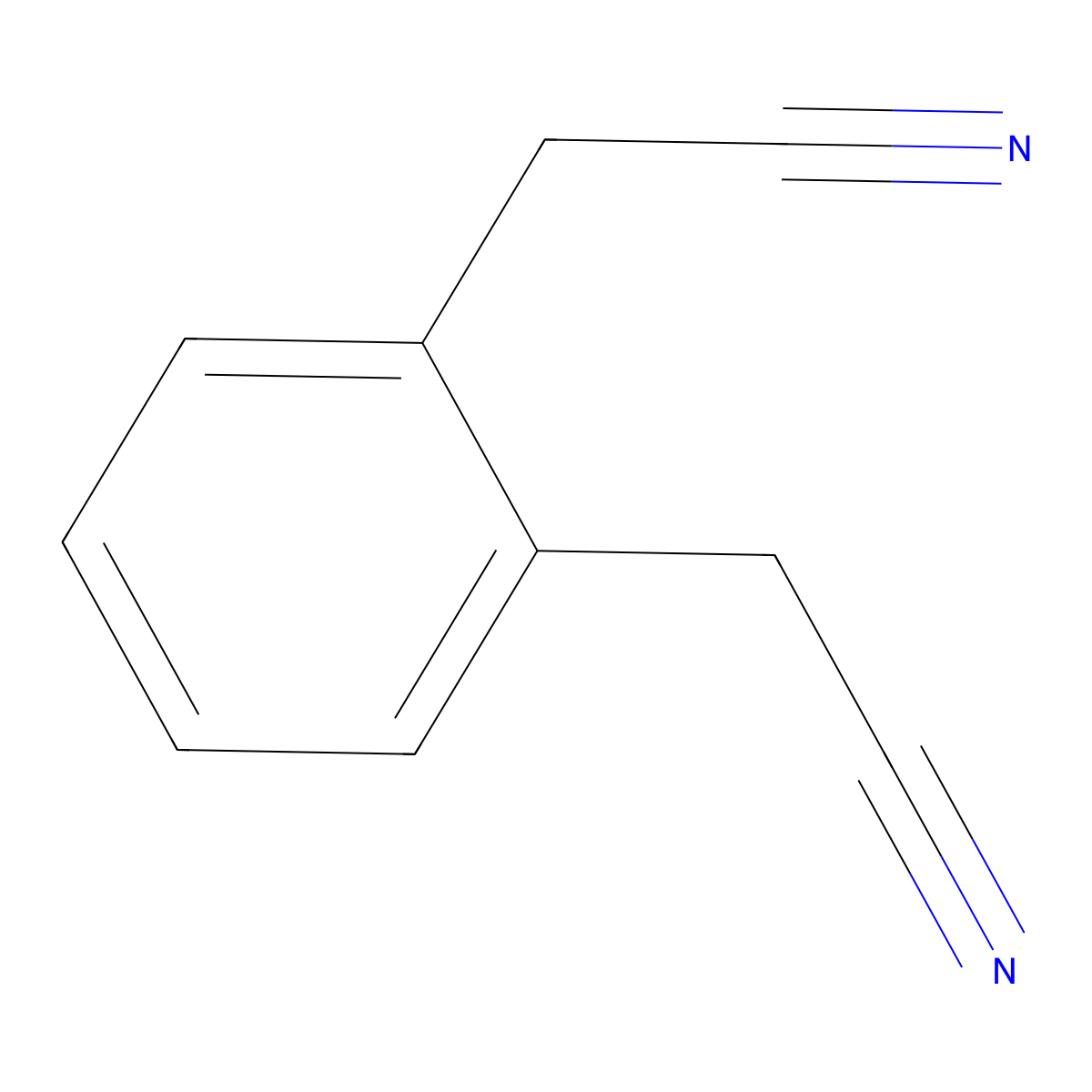 o-Phenylenediacetonitrile molecular structure, CAS 613-73-0